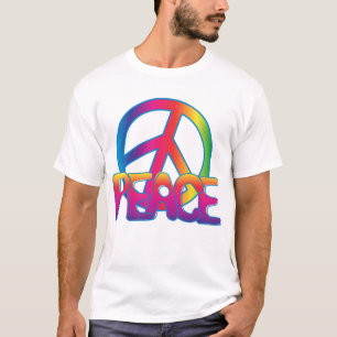 Colourful Peace Symbol T-Shirt