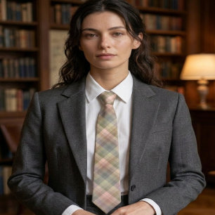 Colourful Peach Khaki Olive Colours Of The Year Tie