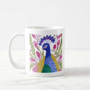 Colourful Peacock Coffee Mug