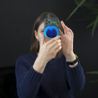 Colourful Peacock Feather Eyespot