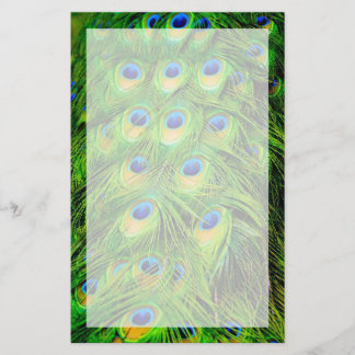 Colourful Peacock Stationery