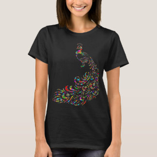 Colourful Peacock T-Shirt