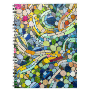 Colourful Pebbles Mosaic Art Notebook
