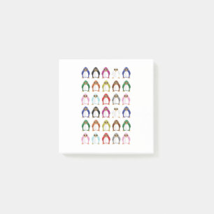 Colourful Penguin Pattern Cute Kawaii Desk Post-it Notes