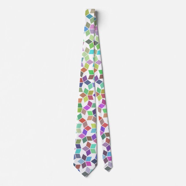 Colourful Penrose tie (Front)