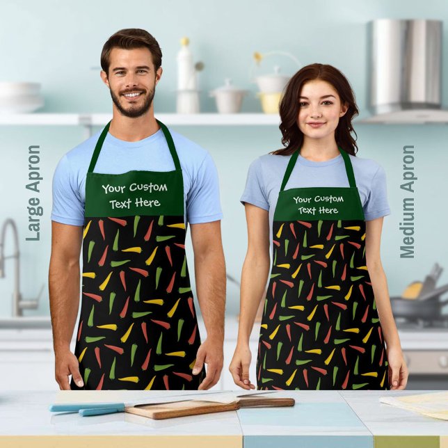 Colourful Peppers Pattern Apron (Creator Uploaded)