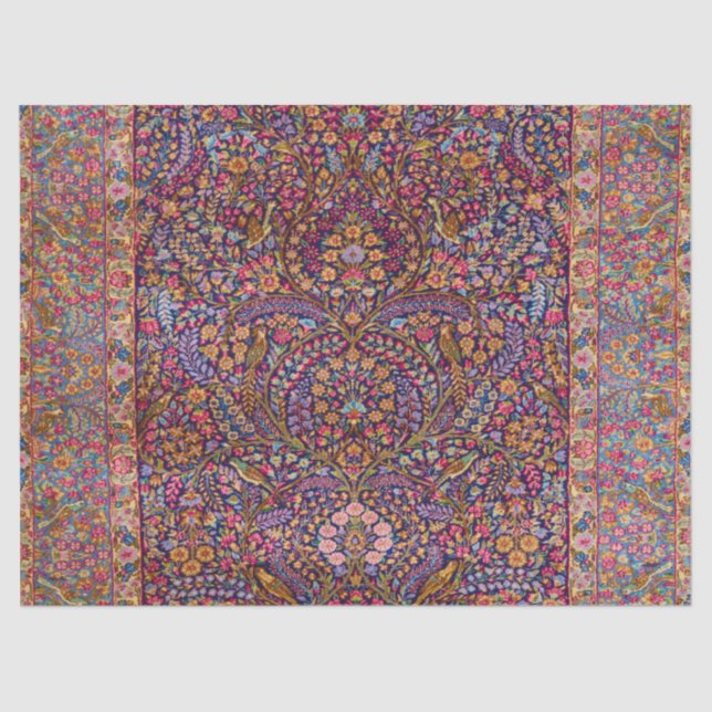 Colourful Persian Rug Pattern Tissue Paper (Front)