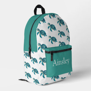 Colourful personalised backpack, kids cute printed backpack