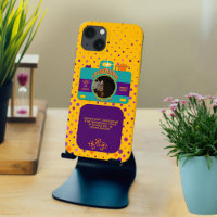 Colourful Personalised Camera Graduate Photo Yello