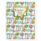 Colourful Personalised Recipe Book