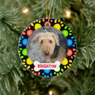 Colourful pet tree ornament