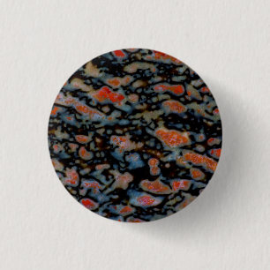 Colourful Petrified Dinosaur Bone 3 Cm Round Badge