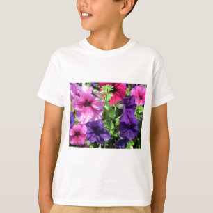 Colourful Petunias T-Shirt