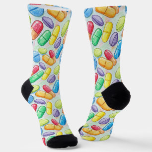 Colourful Pharmacy Socks CPhT 