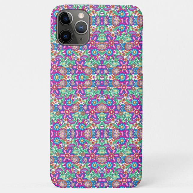 Colourful phone case with intricate (Back)