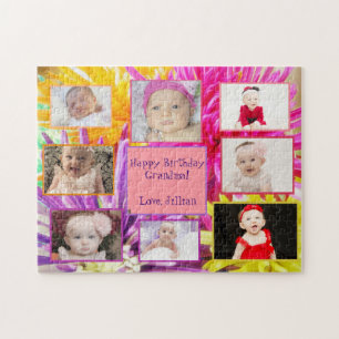 Colourful Photo Collage Puzzle