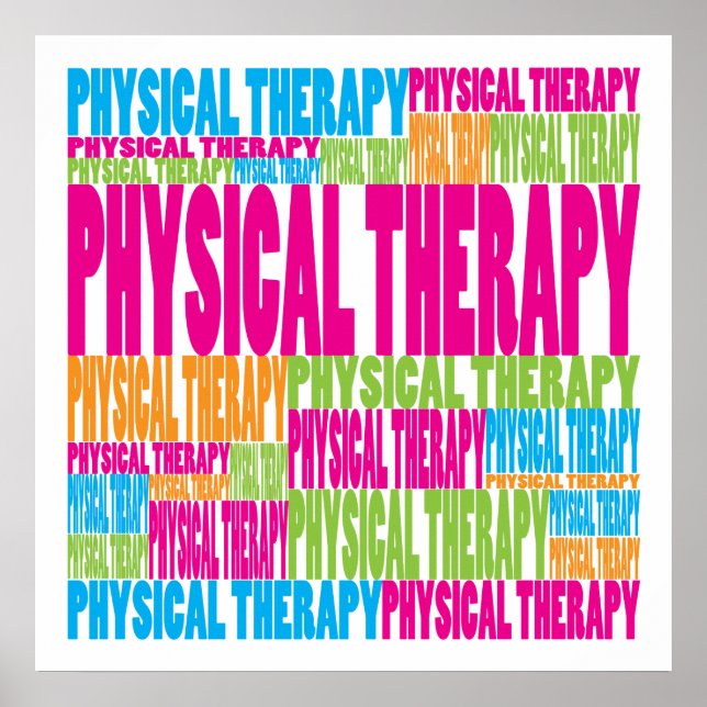 Colourful Physical Therapy Poster (Front)