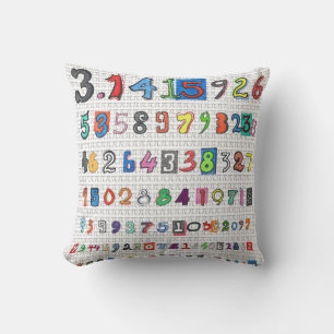 Colourful Pi Cushion