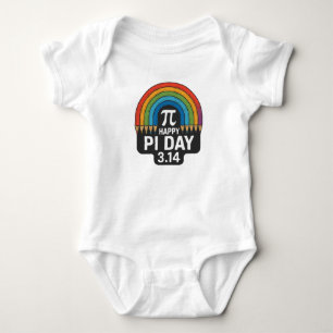 Colourful Pi Day Baby Bodysuit