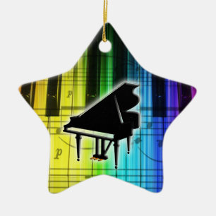 Colourful Piano Keyboard Ornament
