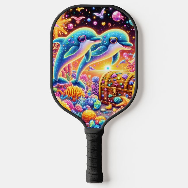 Colourful Pickleball Paddle (Front)