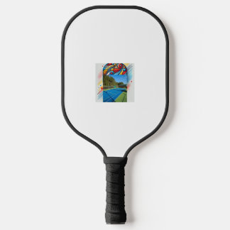 Colourful Pickleball Paddle Design