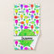Colourful Pickleball Paddles Green Personalised