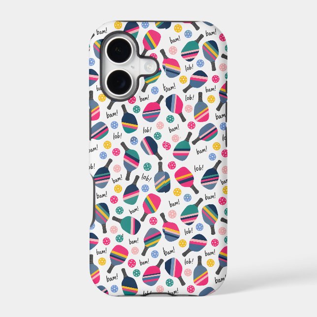 Colourful Pickleball Pattern (Back)