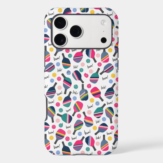 Colourful Pickleball Pattern (Back)