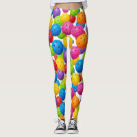 Colourful Pickleball Pattern