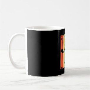 Colourful Pickleball Player Retro Pickle Ball Coffee Mug