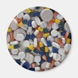 Colourful Pills Magnet