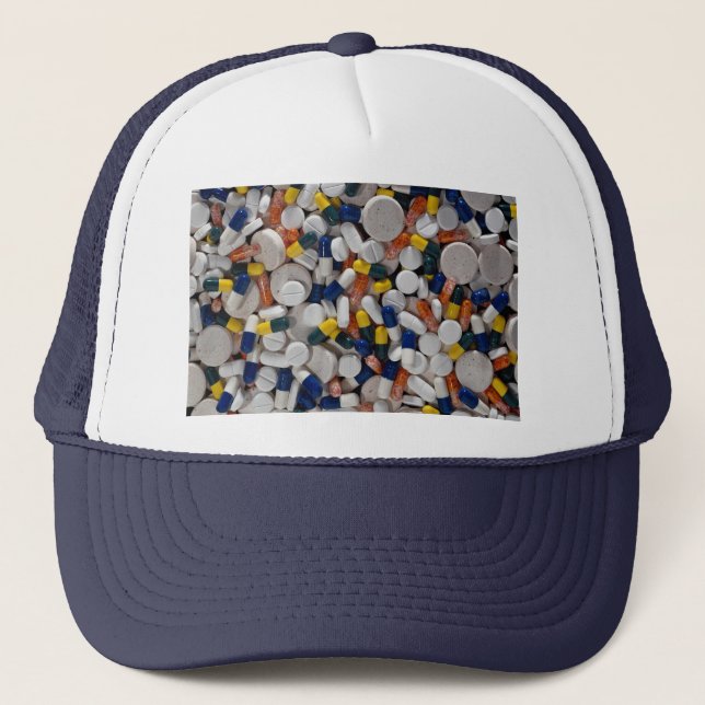 Colourful Pills Trucker Hat (Front)