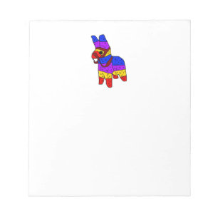 Colourful Piñata Cartoon for a Fiesta in Mexico Notepad