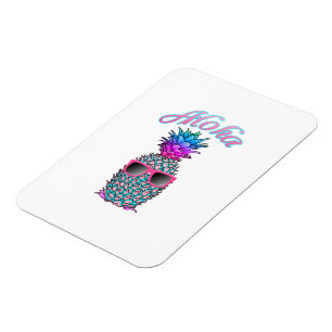 Colourful Pineapple Hawaiian Aloha Magnet
