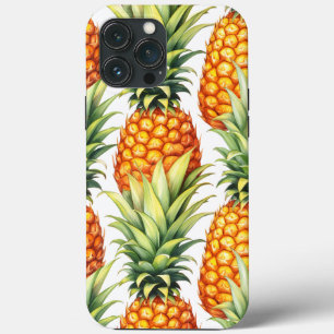 Colourful Pineapple Summer Tropical Pattern iPhone 13 Pro Max Case