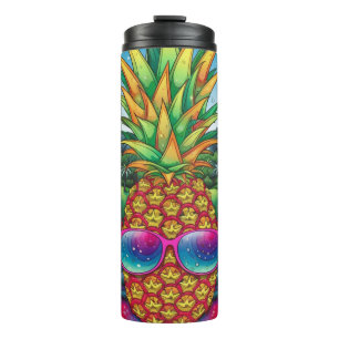 Colourful Pineapple Thermal Tumbler