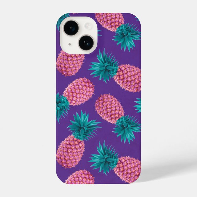Colourful Pineapples iPhone Case (Back)