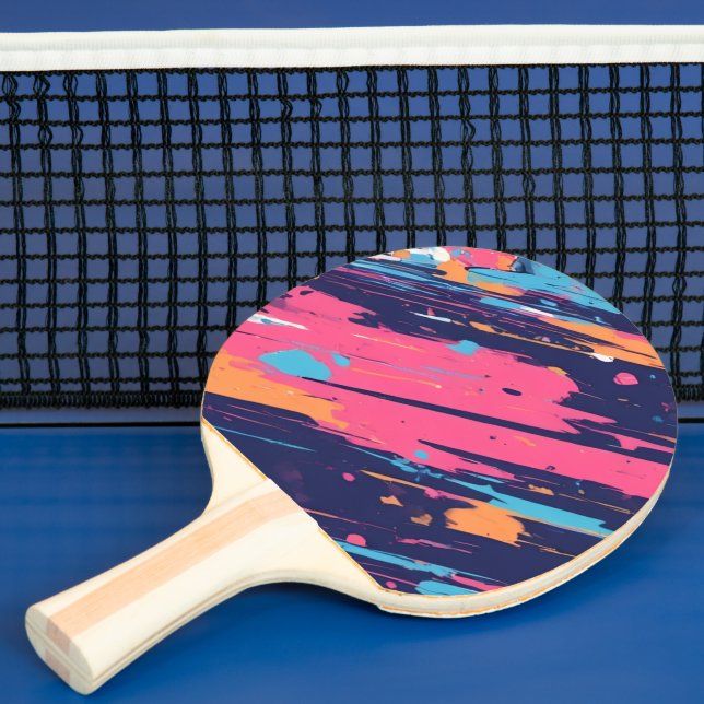 Colourful Ping Pong Paddle (Insitu)