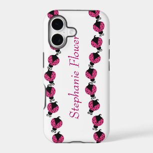 Colourful Pink Lady Bug