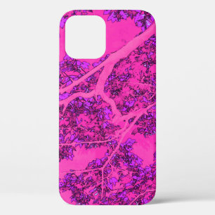 Colourful pink trees Case-Mate iPhone case