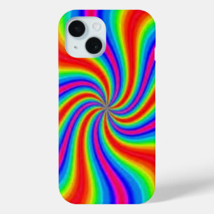 Colourful Pinwheel  iPhone 15 Case