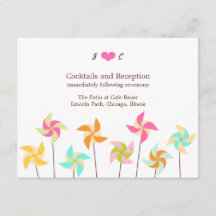 Colourful Pinwheel Themed Wedding