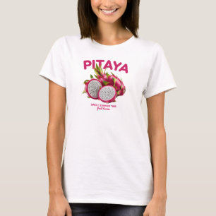 Colourful Pitaya Dragon Fruit Summer Design T-Shirt