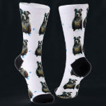 Colourful Pitbull - Cute Pet Dog  Socks<br><div class="desc">Cute Pet Dog colourful Photo Socks
Surprise the dog lover whether its a birthday,  Mothers day or Christmas with these super cute pet photo all over print socks. They'll be a favourite of all dog lovers. COPYRIGHT © 2022 nmdsign2013- All Rights Reserved</div>