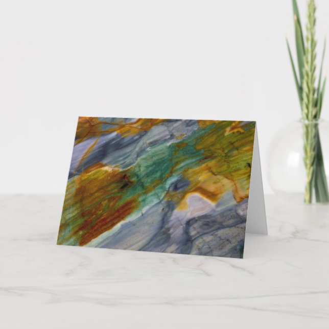 Colourful Piute Jasper Card (Front)