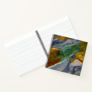 Colourful Piute Jasper Notebook