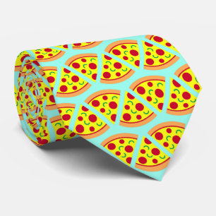 Colourful Pizza Slices Italian Trattoria Boss Tie