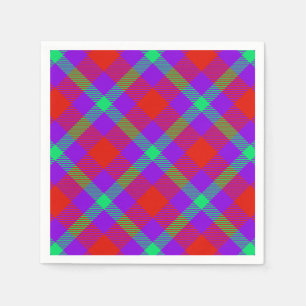 Colourful Plaid Napkins