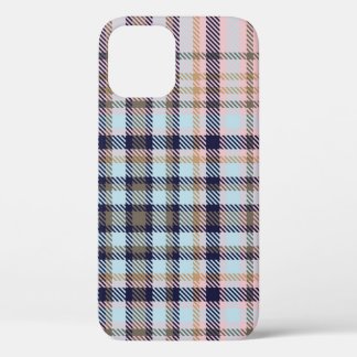 Colourful Plaid textured seamless patternabstract, iPhone 12 Case